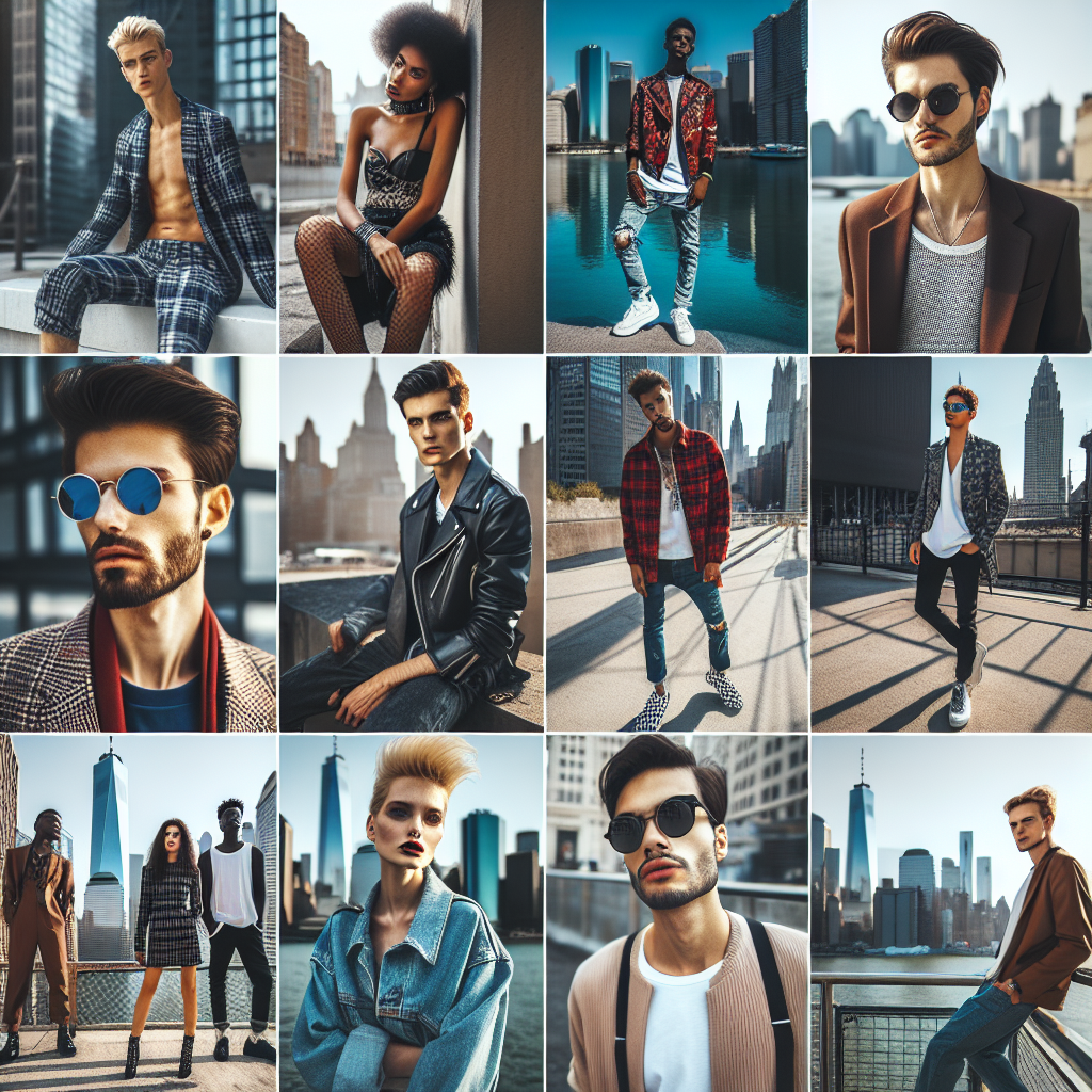 Fashion photography for a clothing brand